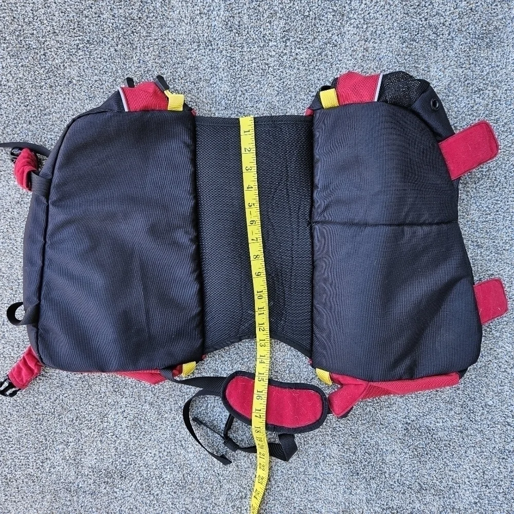 Mountainsmith Large Dog Pack SL3 Outdoor Hiking Red Backpack Adjustable Harness